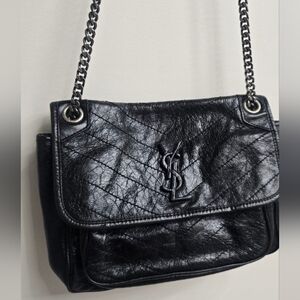 Yves Saint Laurent Black Shoulder Bag
